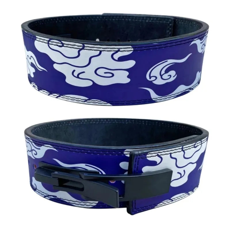 Gym Weightlifting Lever Belt 10MM Thick Leather