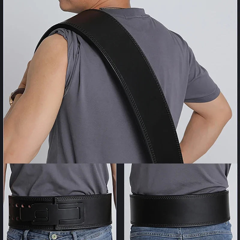 Weight Lifting Leather Belt