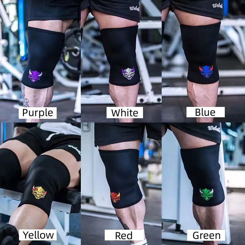 1 Pair Demon Knee Sleeves 7mm Compression Knee Braces