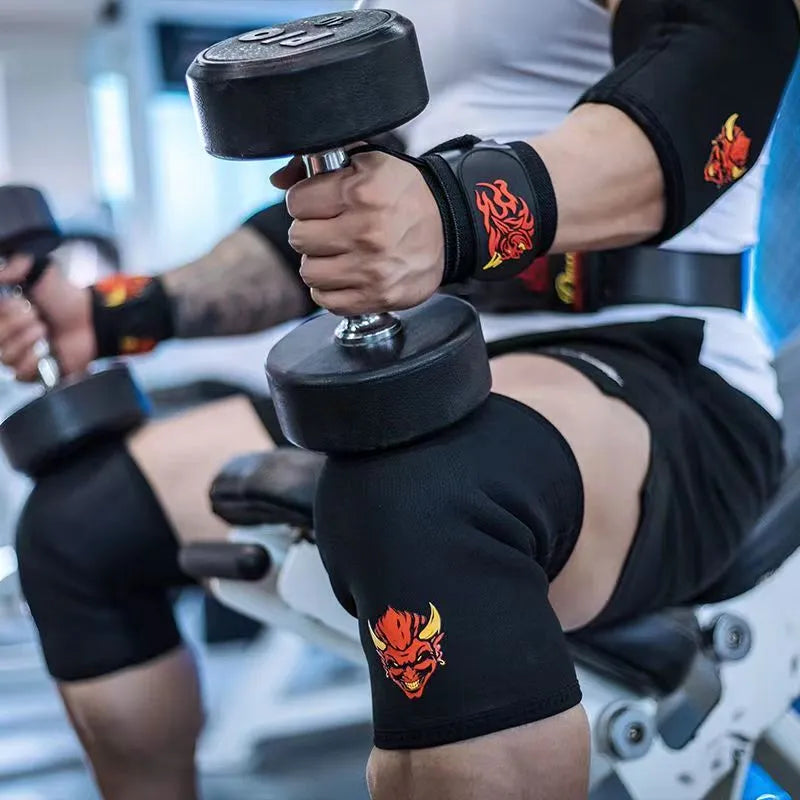 1 Pair Demon Knee Sleeves 7mm Compression Knee Braces